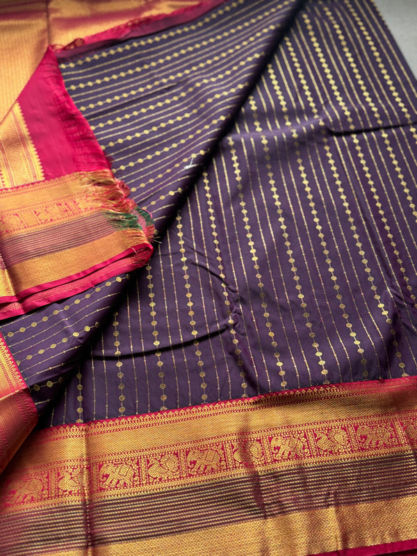 Semi Kanchi Silk Saree
