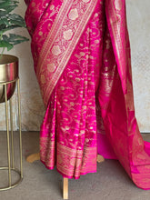 Mushru Katan Pure Banarasi Saree