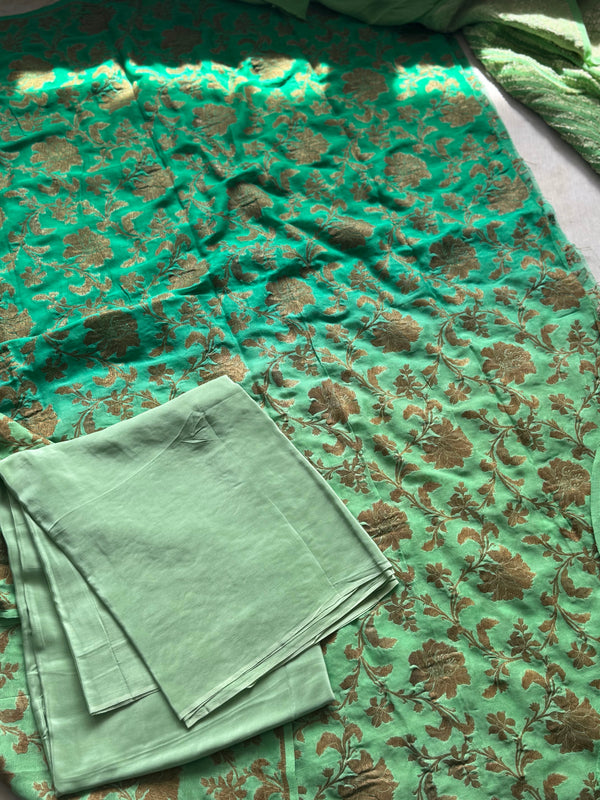 Akanksha - Unstitched Kurta Set With Dupatta