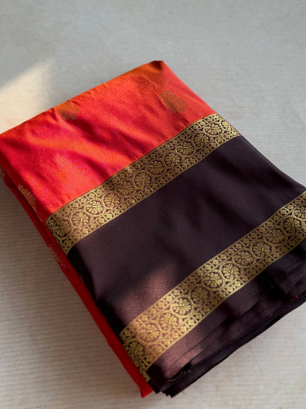 Semi Kanchi Silk Saree