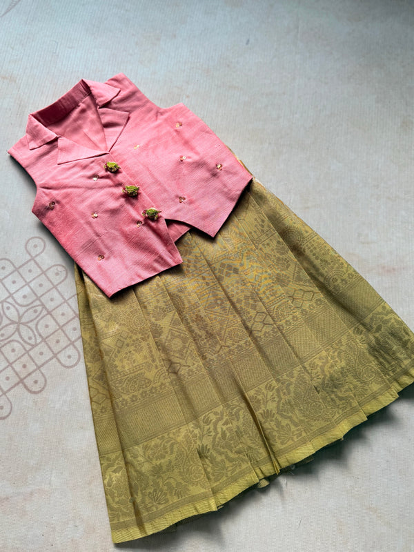 Mayizhini - Crop top and Skirt Festive Edit Express