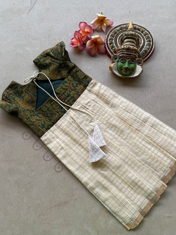 Vrusha Kids Dress - Onam Edit