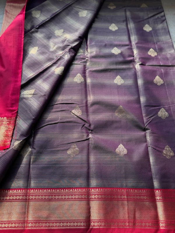 Semi Kanchi Silk Saree