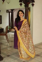 Aadhira - Raw Silk 3-Piece Suit Set with Tussar Silk Dupatta