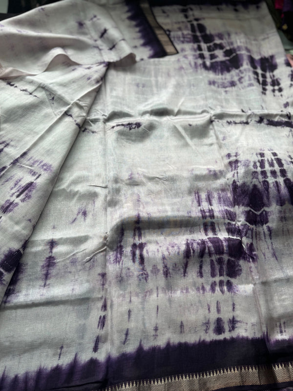 Shibori Mangalgiri Silk Cotton Saree