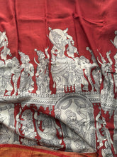 Mangalgiri Pen Kalamkari Saree