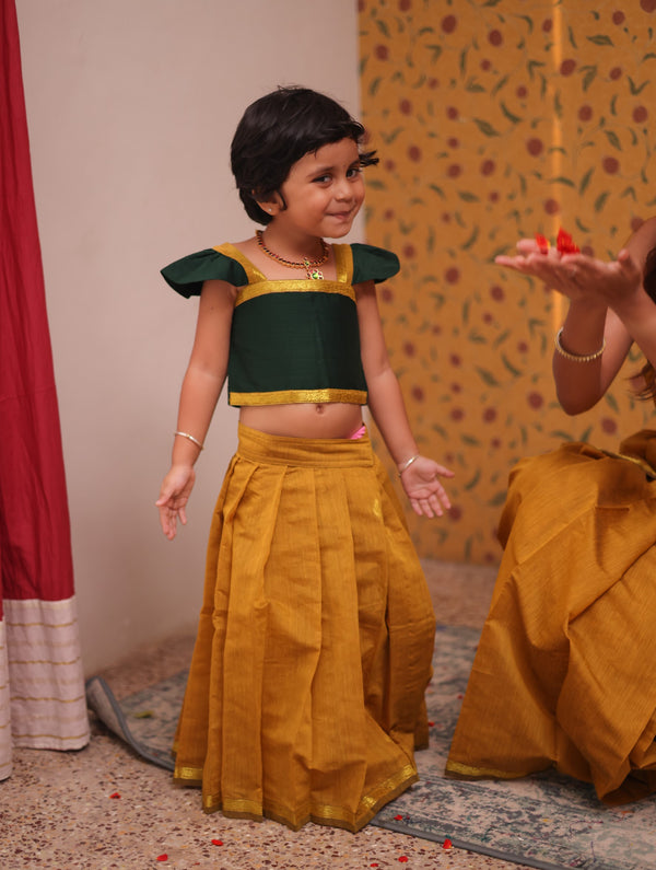Aakriti - Crop top and skirt