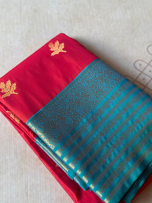Semi Kanchi Silk Saree