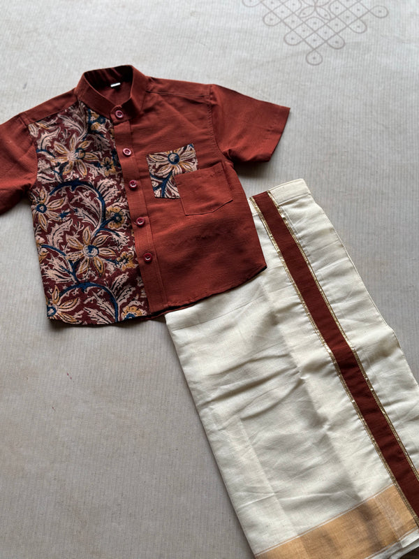 Veyon - Boys Dhoti and Shirt Onam Edit