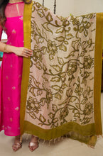 Dwaraka - Raw Silk 3-Piece Suit Set with Kalamkari Dupatta