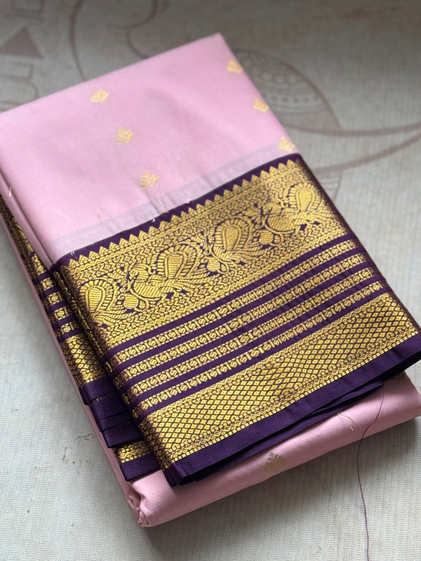 Semi Kanchi Silk Saree - Express