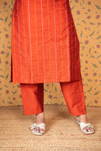 Dwaraka - Raw Silk 3-Piece Suit Set with Kalamkari Dupatta