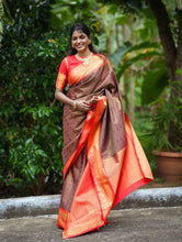 Semi Kanchi Silk Saree