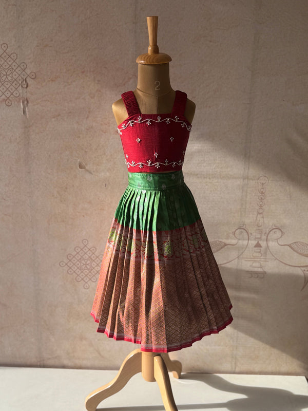 Esha - Crop Top and Skirt Occasion Edit