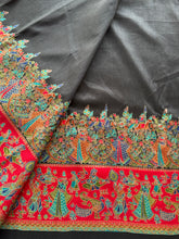 Soft Silk Raja Rani Palanquins Design Saree