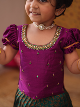 Kids Crop Top and Skirt - Pongal Collection