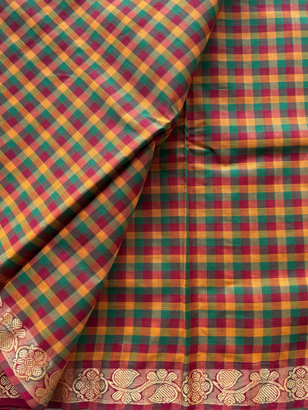 Yaazh - Pure Kanchi Cotton Saree