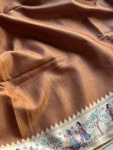 Madhubani - Hand-Painted Madhubani Inspired Tussar Saree