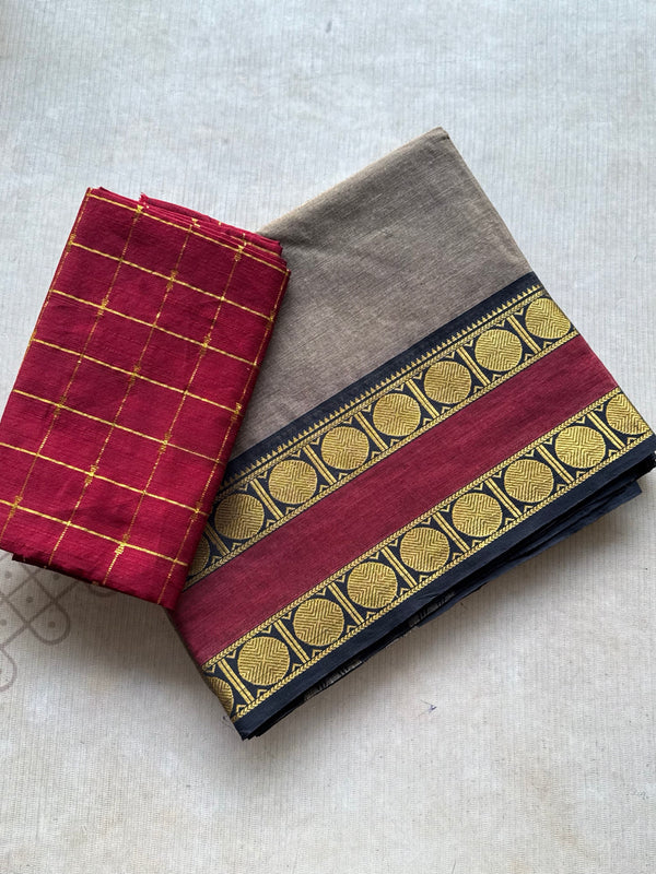 Yaazh - Pure Kanchi Cotton Saree
