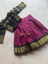 Aakriti Semi Silk Crop Top with Skirt Set - Festive Wear