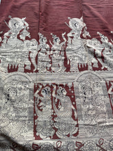 Saachi - Kalahasti Pen Kalamkari Printed Cotton 3 Piece Salwar Suit Set