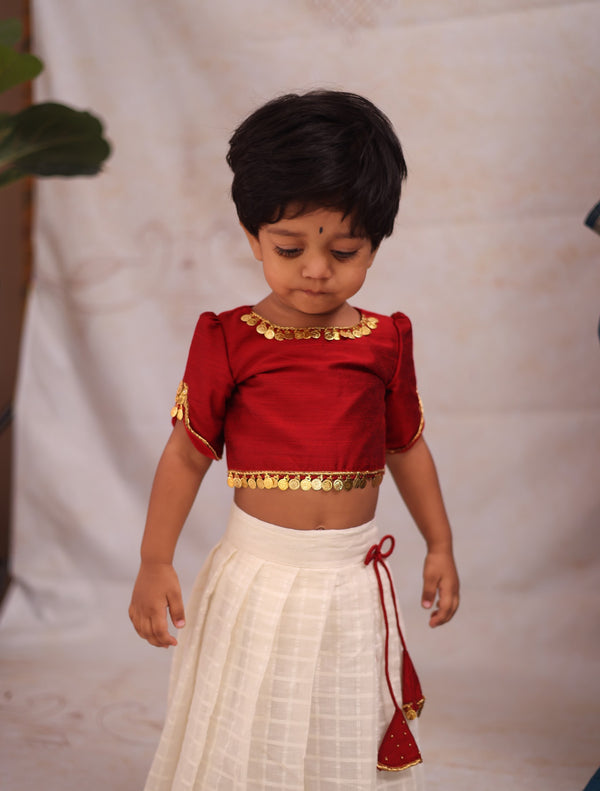 Aabarna - Crop top and skirt