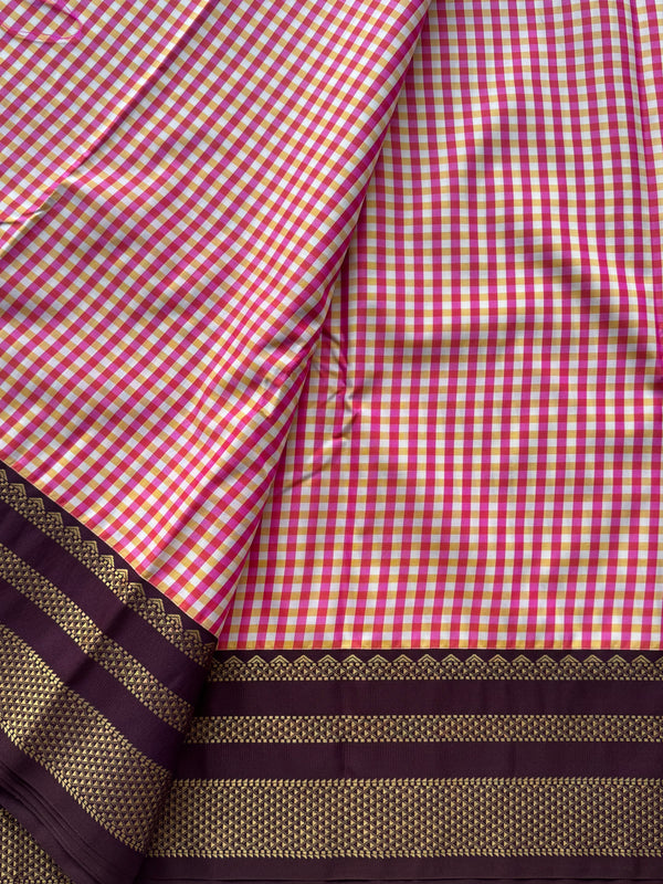Semi Kanchi Silk Saree