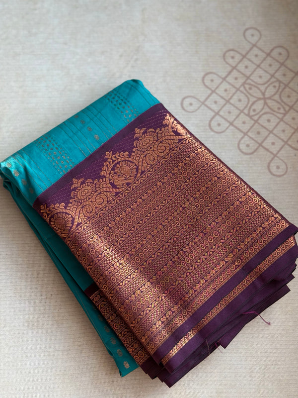 Semi Kanchi Silk Saree