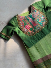 Taara Embroidered Crop Top with Kanchi Cotton Skirt – Handcrafted Ethnic Set