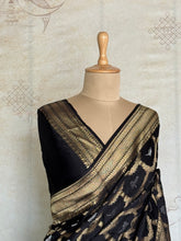 Vrishti - Mushru Satin Silk Saree with Antique Zari Jaal Weaving - Festive Edit