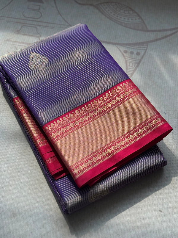 Semi Kanchi Silk Saree