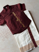 Aarumugam Arulidum Vel Boys Shirt & Dhoti Set — South Indian Traditional Ethnic Wear