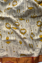 Mangalgiri Pen Kalamkari Saree