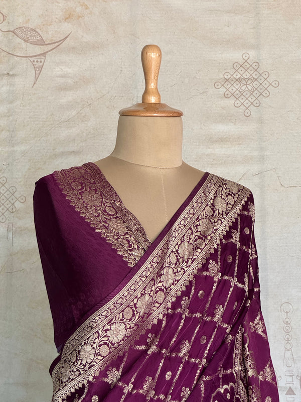 Mandara - Mushru Silk Saree