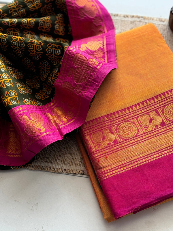 Chettinad Cotton Saree - Diwali Collection