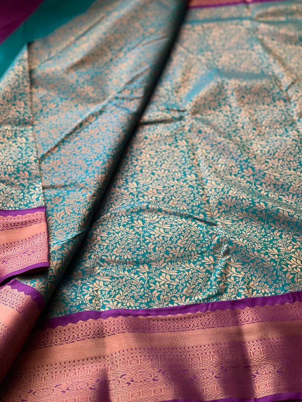 Semi Kanchi Silk Saree