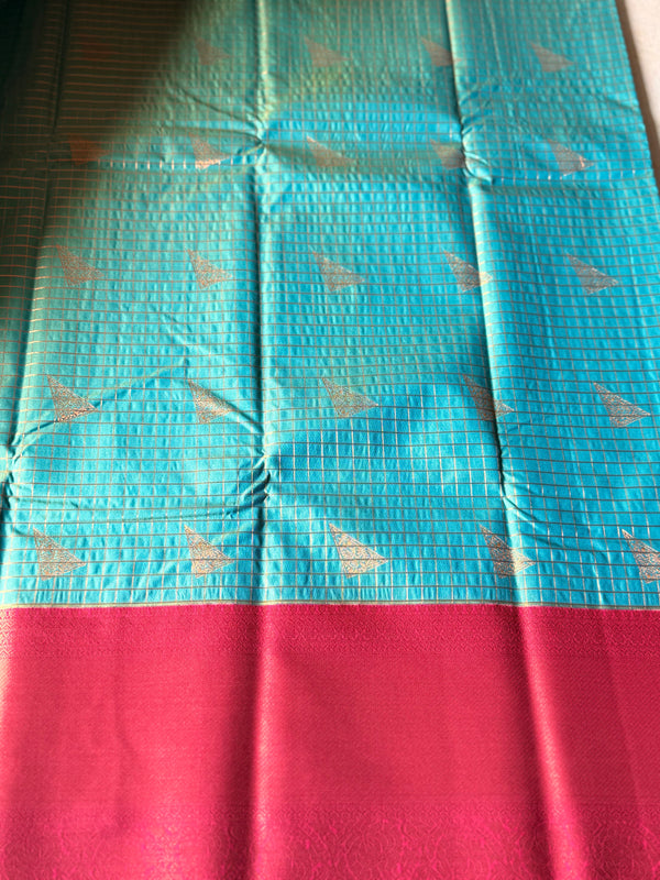 Semi Kanchi Silk Saree