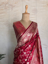 Mushru Katan Pure Banarasi Saree
