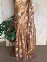 Pure Molten Gold Tissue Saree