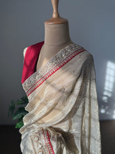 Pure Silk Tissue Georgette Saree
