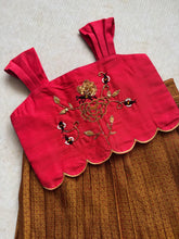 Brocade Crop Top and Skirt