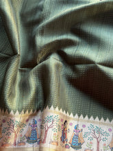 Madhubani - Hand-Painted Madhubani Inspired Tussar Saree