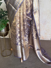 Pure Molten Gold Tissue Saree
