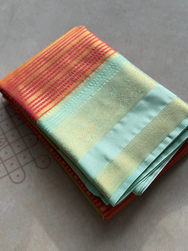 Semi Kanchi Silk Saree