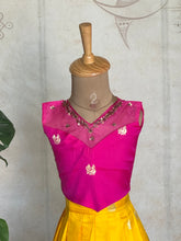 Banarasi Crop Top And Skirt