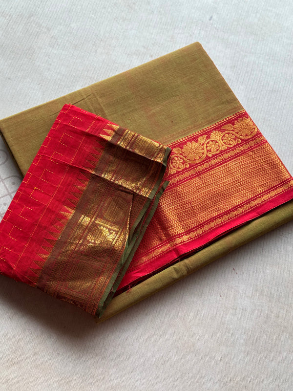 Yaazh - Pure Kanchi Cotton Saree