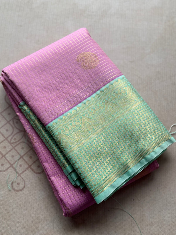 Semi Kanchi Silk Saree