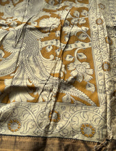 Mangalgiri Pen Kalamkari Saree