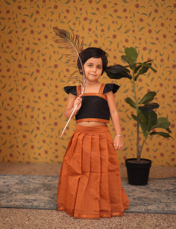 Aakriti - Crop top and skirt