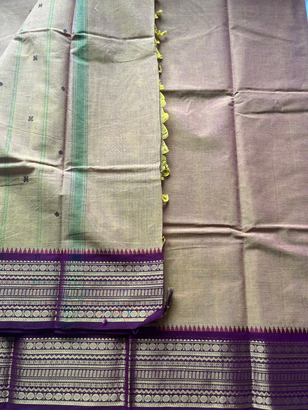 Chettinad Cotton Saree - Pongal Collection